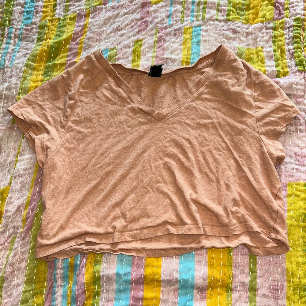 Orange Crop Top Wild Fable